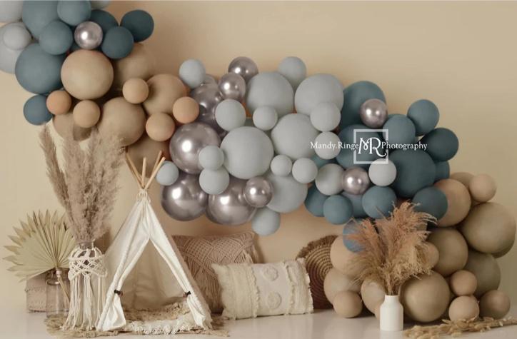 Boho Balloon Arch backdrop