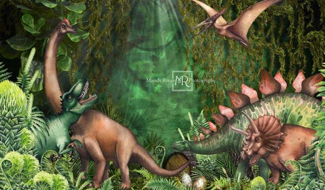 Dino Jungle backdrop