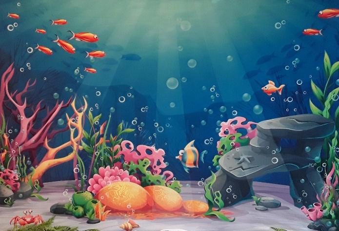 Under the Sea backdrop