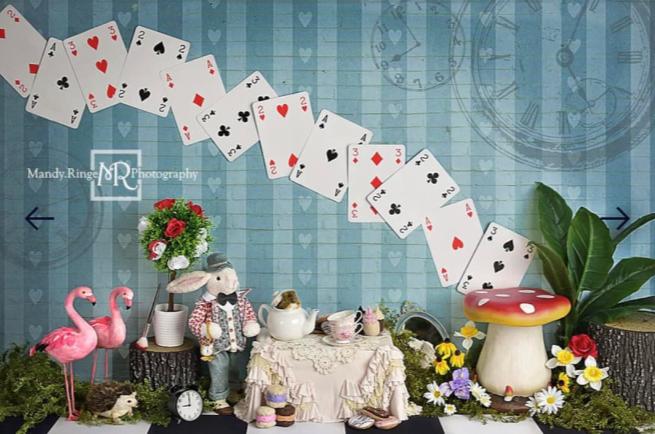 Wonderland Tea Party backdrop