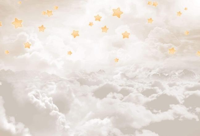 Starry Sky, Cream backdrop