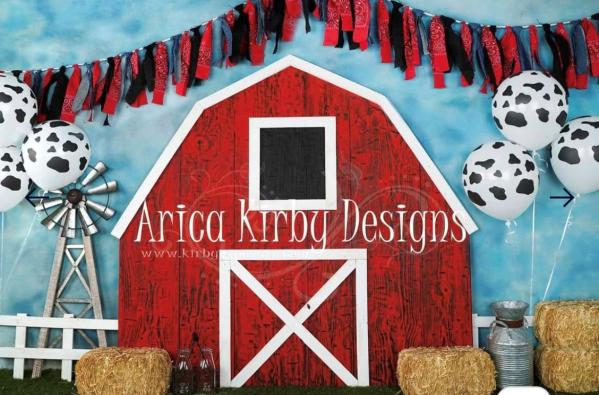 Red Barn backdrop