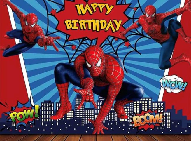 Comic Book Hero backdrop