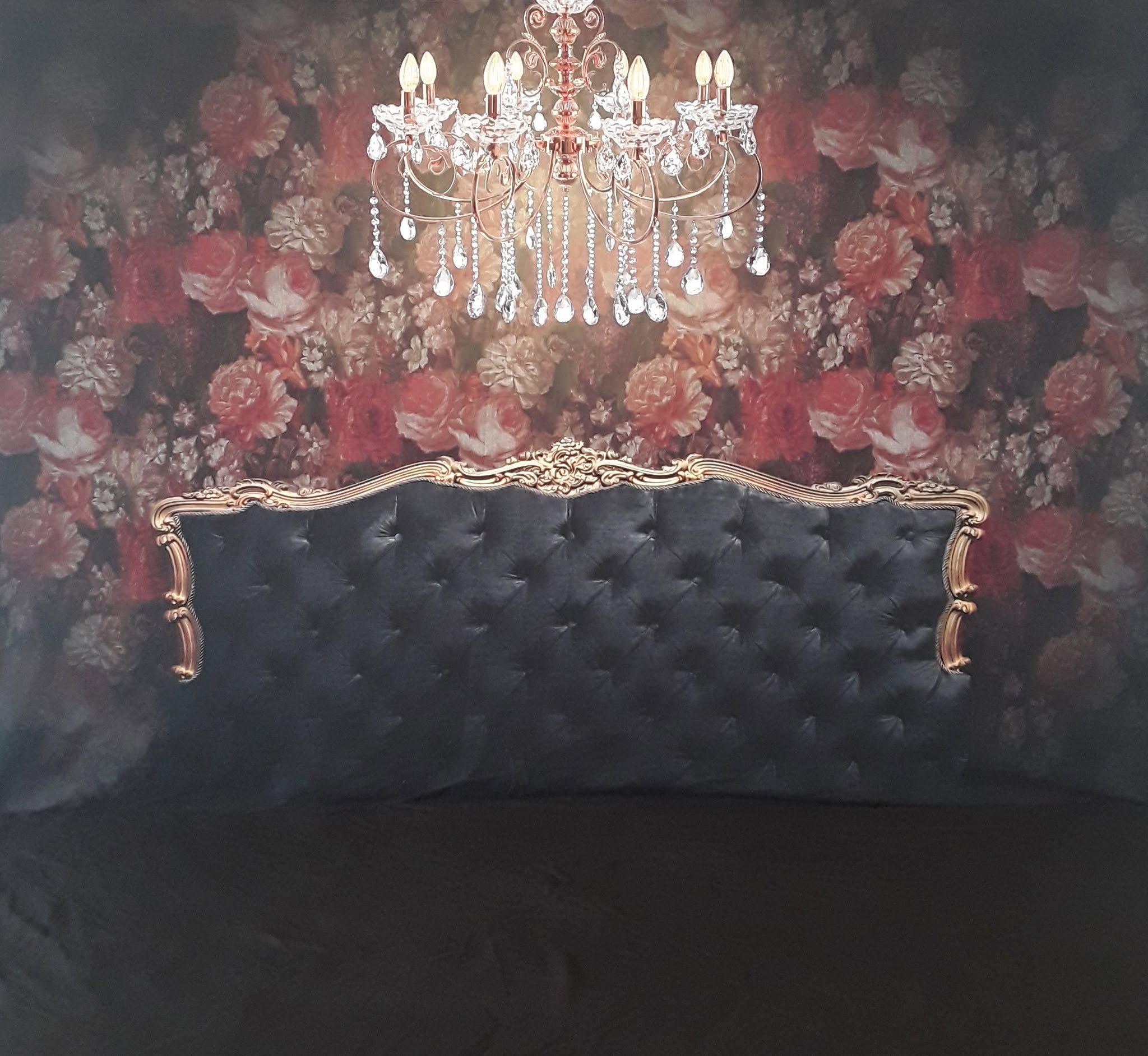 Midnight Rose Boudoir backdrop